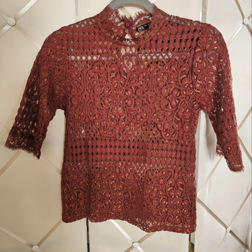 Zara lace top